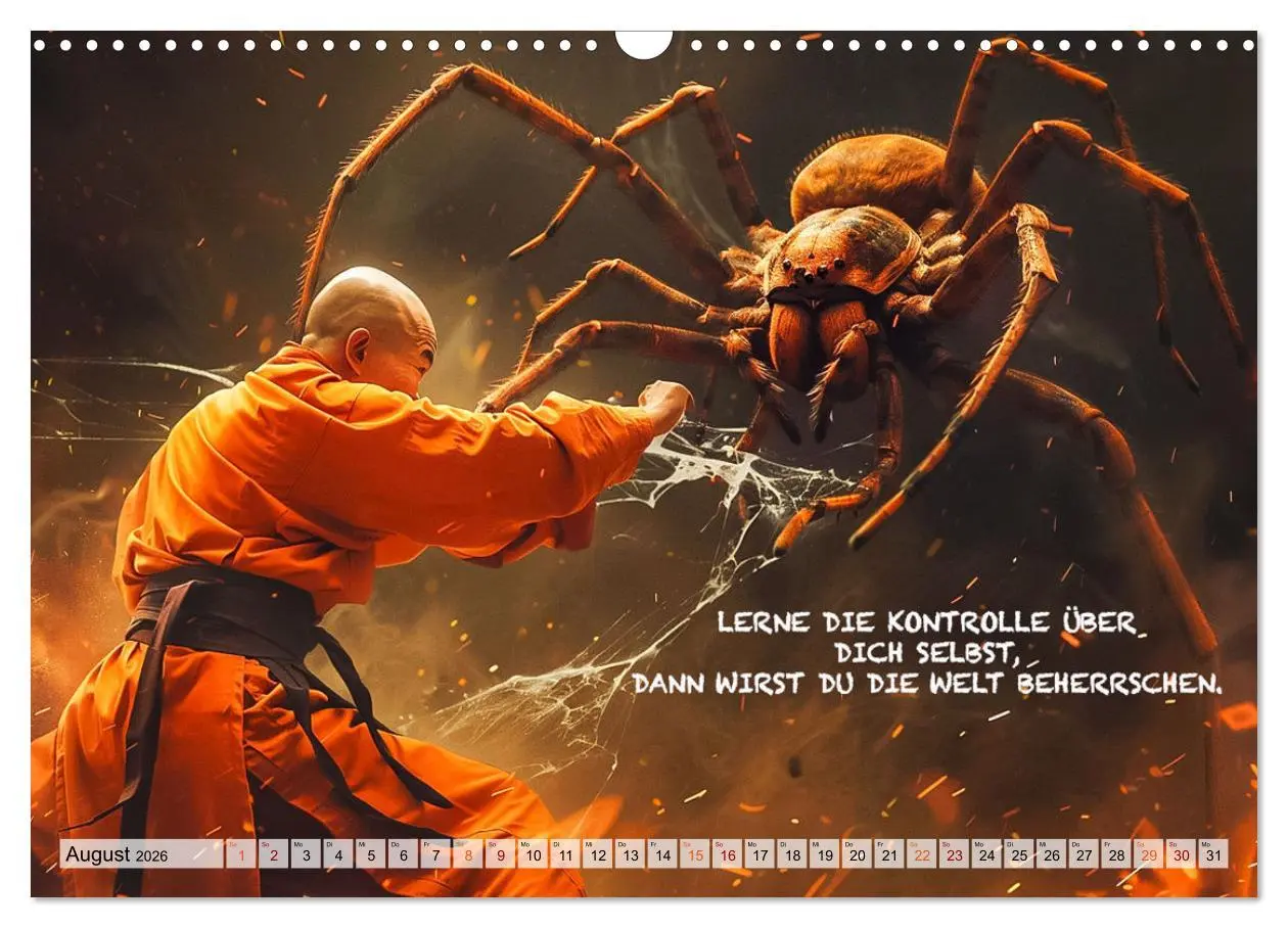 Bild: 9783457280898 | Shaolin Mönche - Weisheit und Disziplin (Wandkalender 2026 DIN A3...