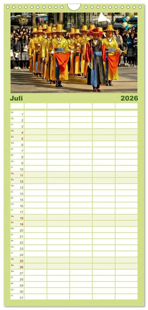Bild: 9783516510898 | Familienplaner 2026 - Südkorea - Hightech und viel Tradition mit 5...