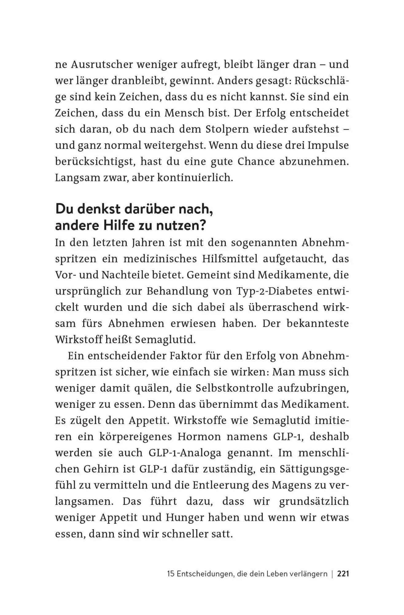 Bild: 9783747110898 | 15 Entscheidungen, die dein Leben verlängern | Christian Heinrich