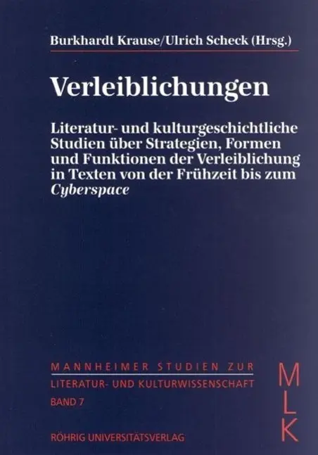 Cover: 9783861100898 | Verleiblichungen | Burkhart Krause (u. a.) | Taschenbuch | Deutsch