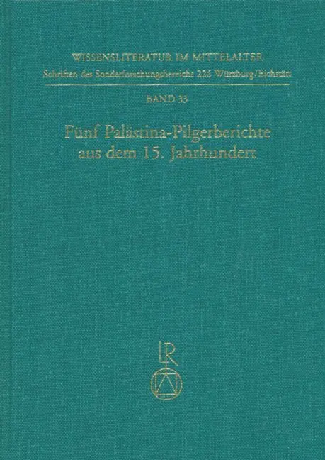 Cover: 9783895000898 | Fünf Palästina-Pilgerberichte aus dem 15. Jahrhundert | Herz (u. a.)
