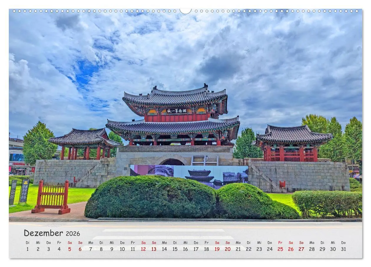 Bild: 9783457340998 | Zauberhaftes Südkorea Landschaften, Städte und Kultur (Wandkalender...