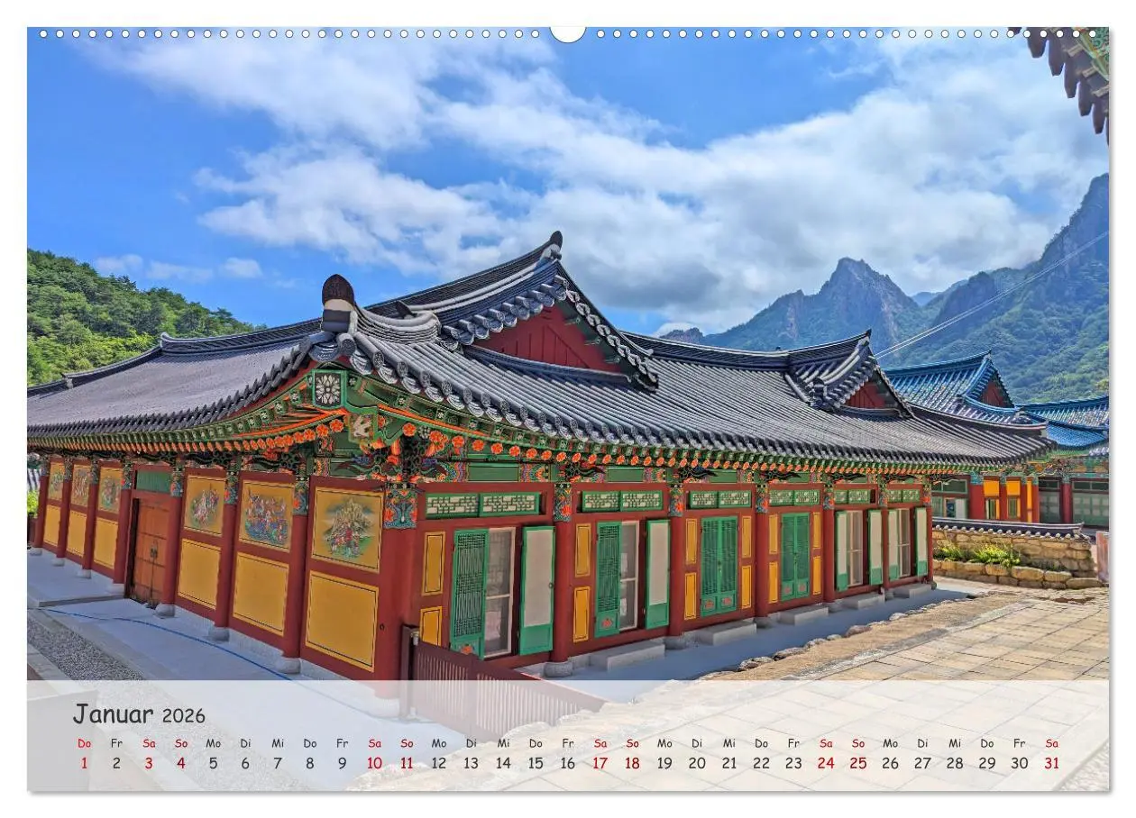 Bild: 9783457340998 | Zauberhaftes Südkorea Landschaften, Städte und Kultur (Wandkalender...