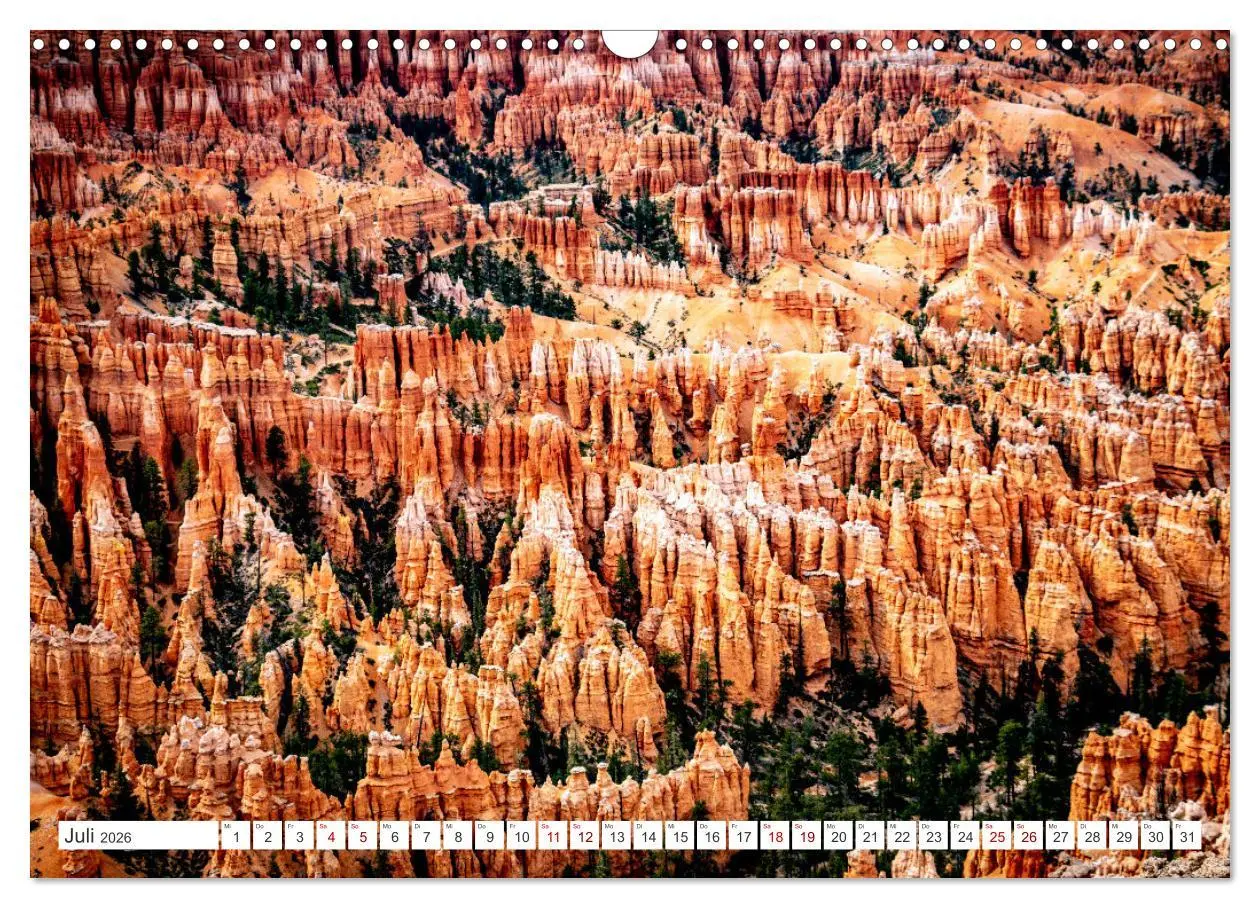 Bild: 9783457580998 | USA: Landschaften der Weststaaten (Wandkalender 2026 DIN A3 quer),...