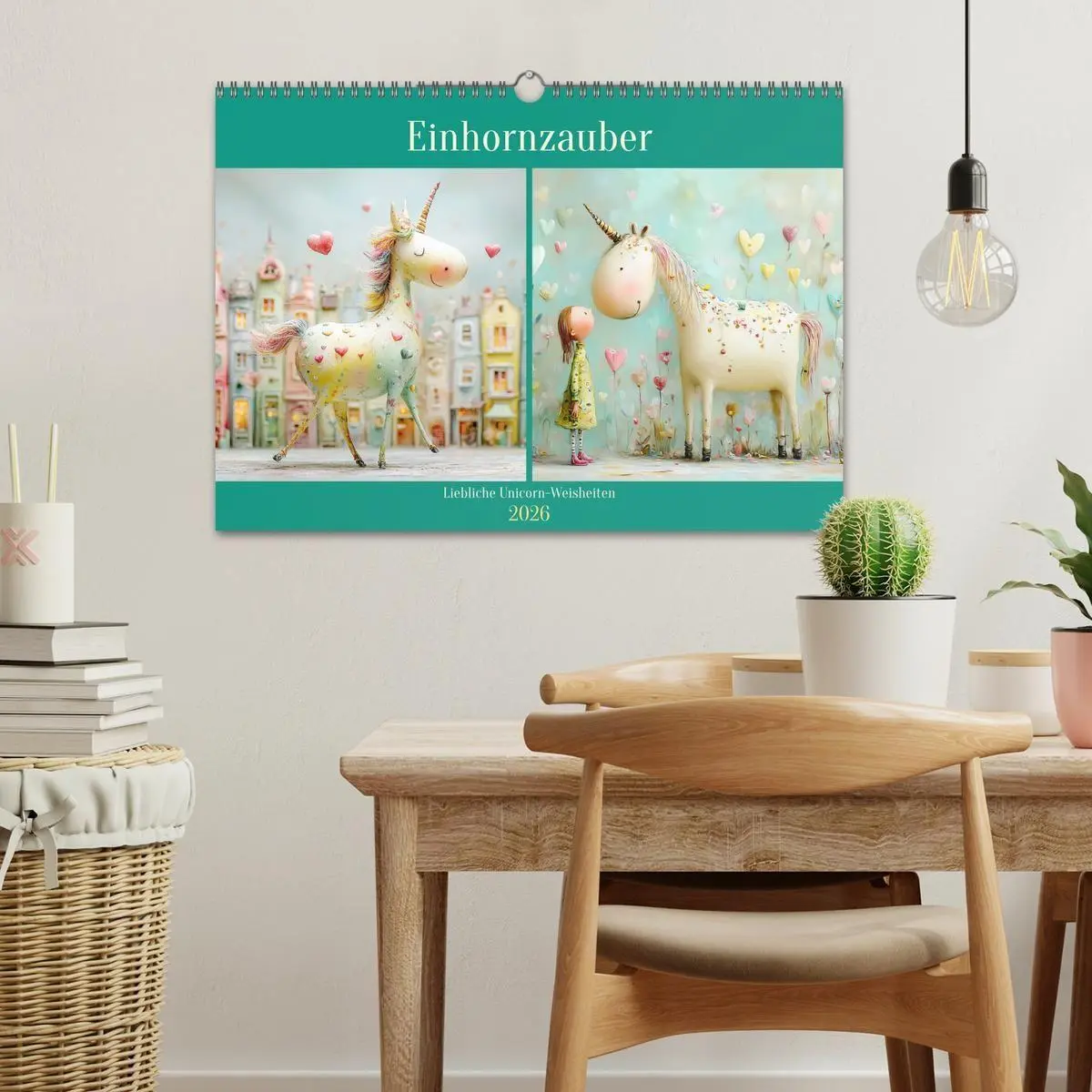 Bild: 9783516740998 | Einhornzauber. Liebliche Unicorn-Weisheiten (Wandkalender 2026 DIN...