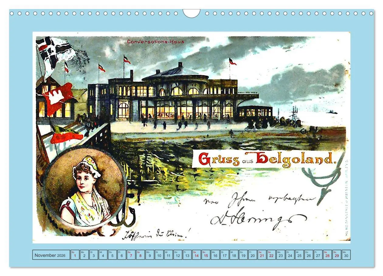 Bild: 9783457301098 | Gruß aus Helgoland (Wandkalender 2026 DIN A3 quer), CALVENDO...