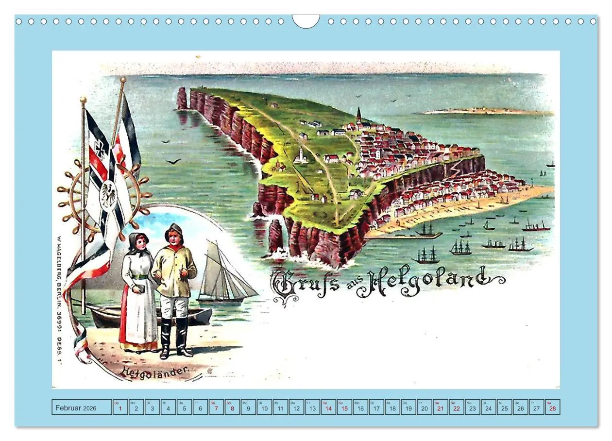 Bild: 9783457301098 | Gruß aus Helgoland (Wandkalender 2026 DIN A3 quer), CALVENDO...