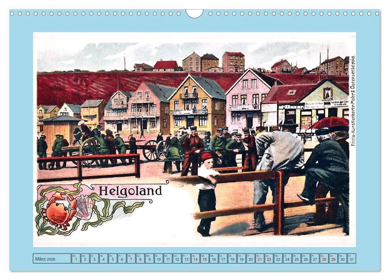 Bild: 9783457301098 | Gruß aus Helgoland (Wandkalender 2026 DIN A3 quer), CALVENDO...