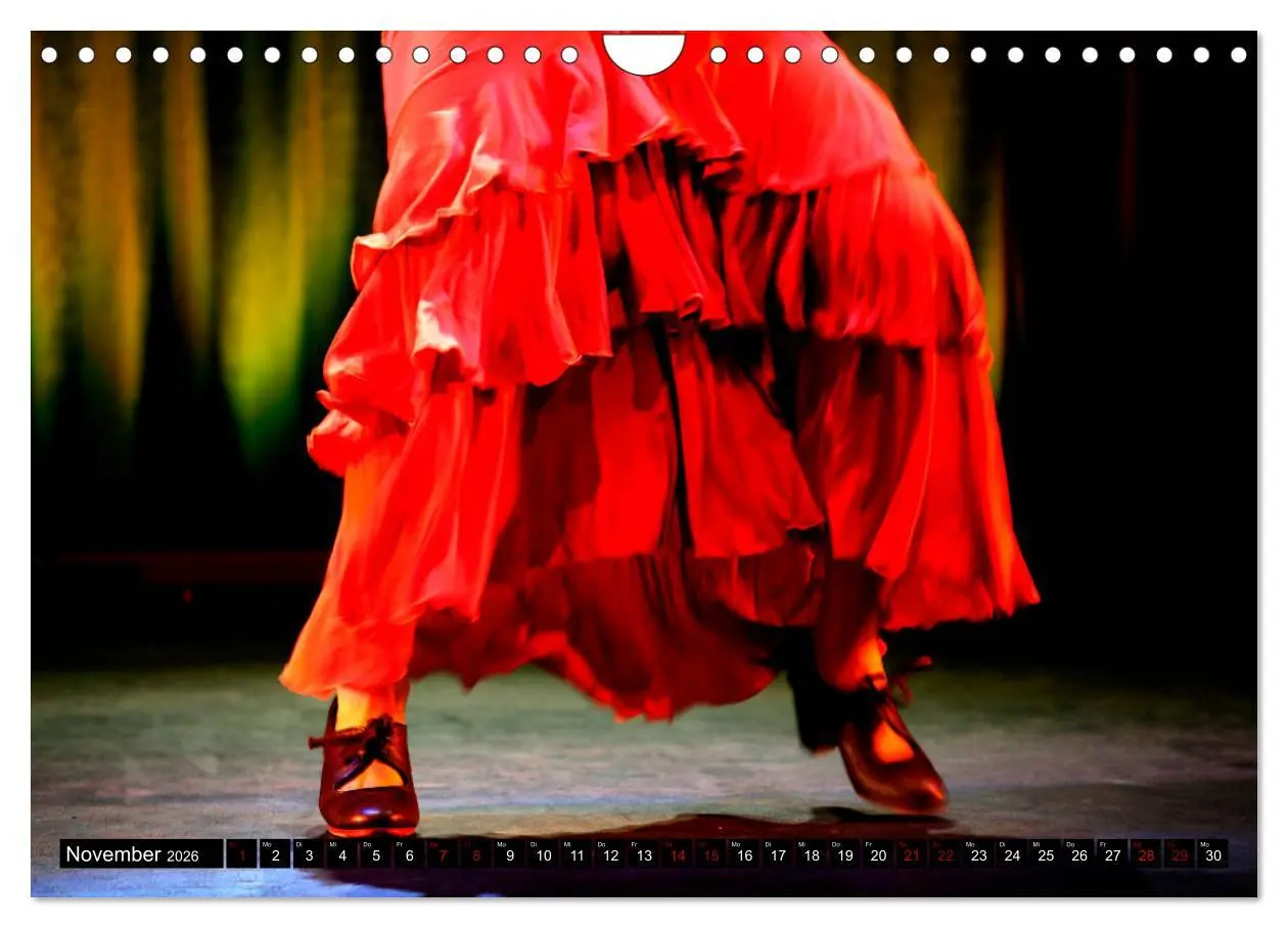 Bild: 9783457851098 | Flamenco. Spanischer Tanz (Wandkalender 2026 DIN A4 quer), CALVENDO...