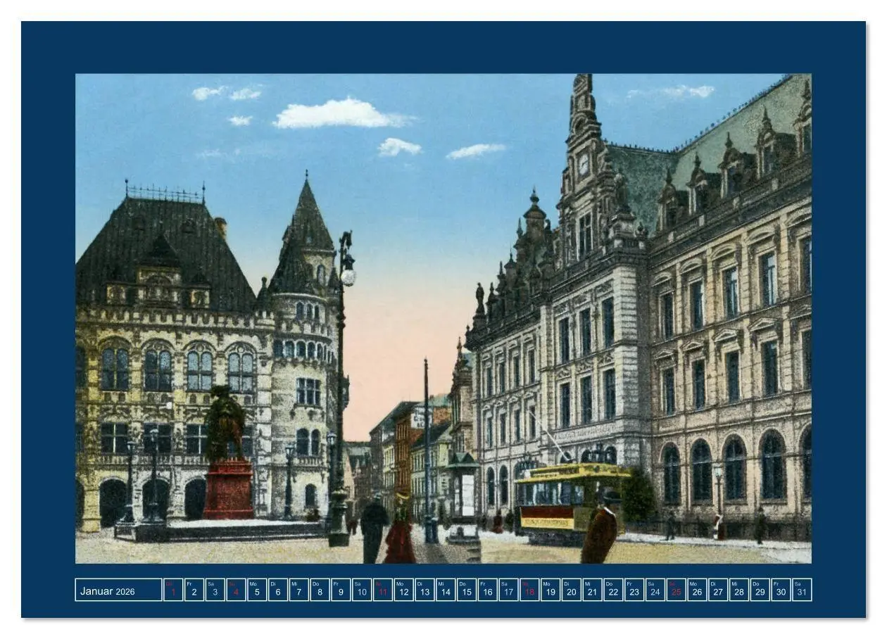 Bild: 9783457921098 | Historisches Bremen an der Weser von 1888 bis 1918 (Wandkalender...