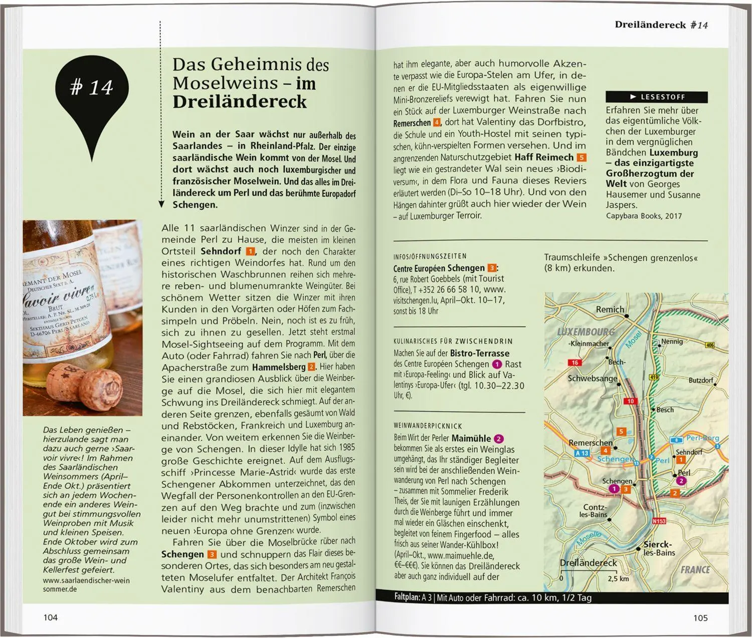Bild: 9783616001098 | DUMONT direkt Reiseführer Saarland | Mit großem Faltplan | Taschenbuch
