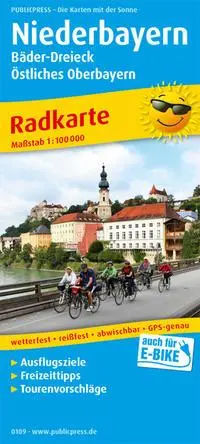 Cover: 9783747301098 | Niederbayern - Bäder-Dreieck - Östliches Oberbayern 1:100 000 | 2020