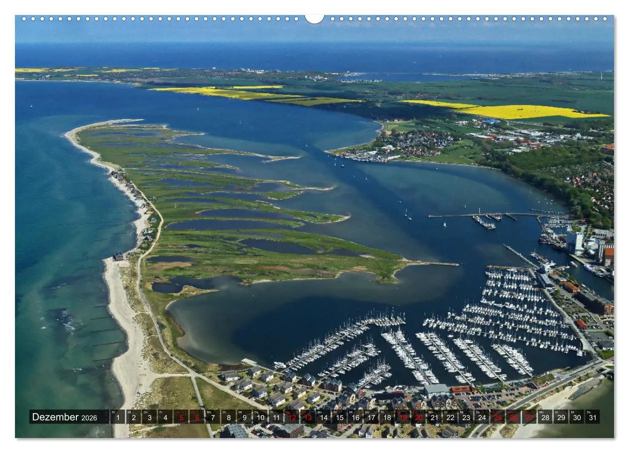 Bild: 9783457911198 | Flugroute Ostsee Bäder (Wandkalender 2026 DIN A2 quer), CALVENDO...