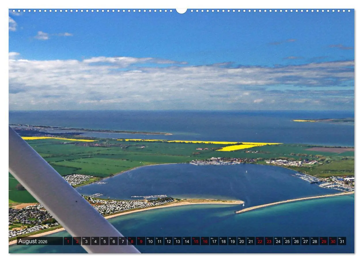 Bild: 9783457911198 | Flugroute Ostsee Bäder (Wandkalender 2026 DIN A2 quer), CALVENDO...