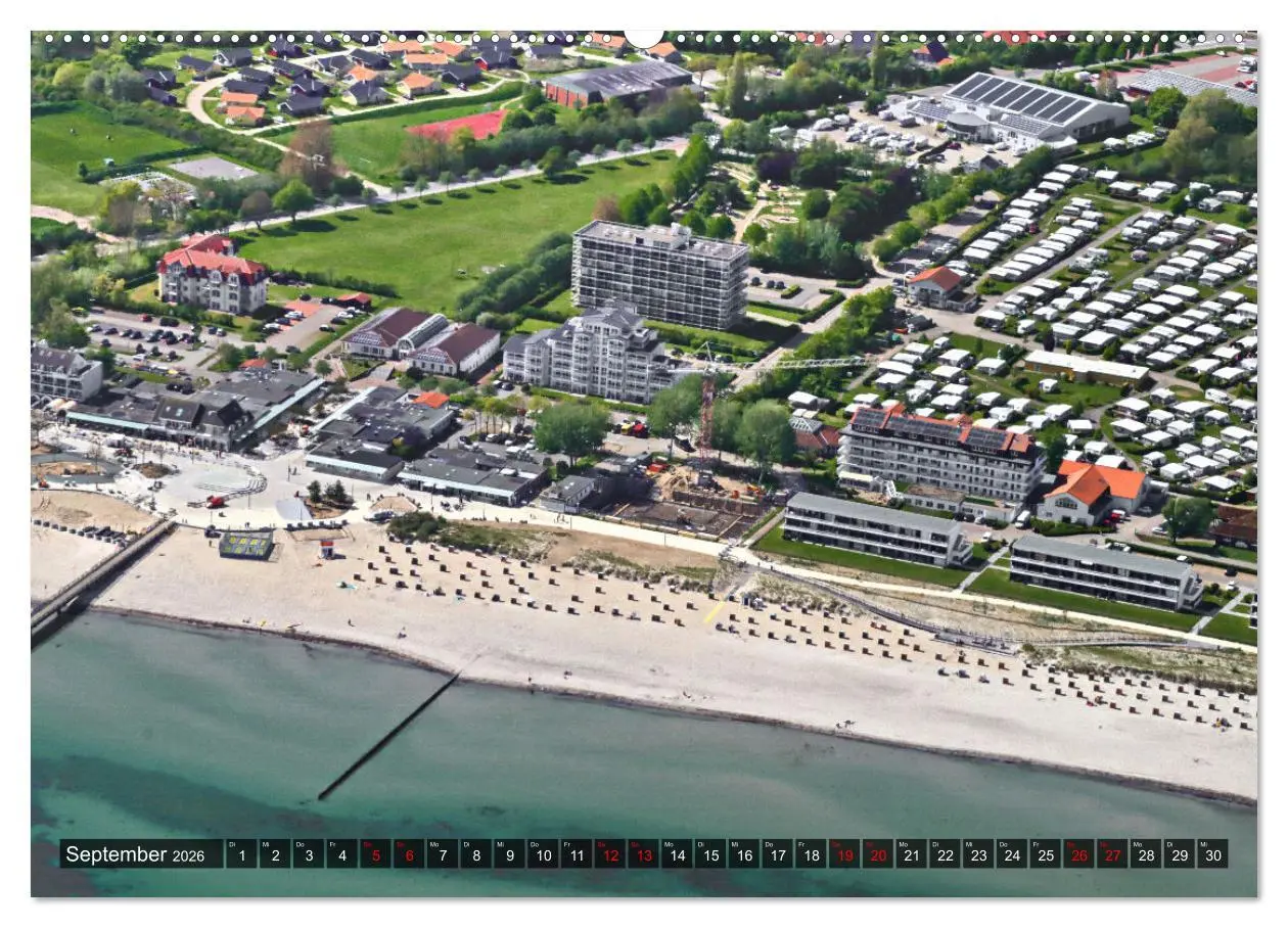 Bild: 9783457911198 | Flugroute Ostsee Bäder (Wandkalender 2026 DIN A2 quer), CALVENDO...