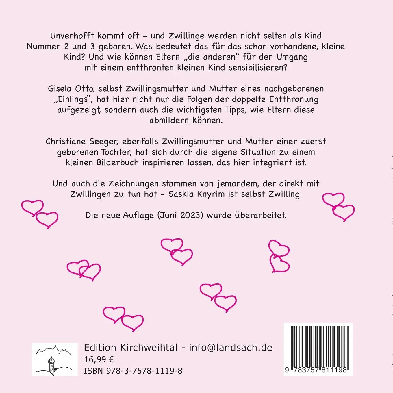 Rückseite: 9783757811198 | Zwillinge &amp; Geschwister | Gisela Otto | Taschenbuch | Paperback | 2023