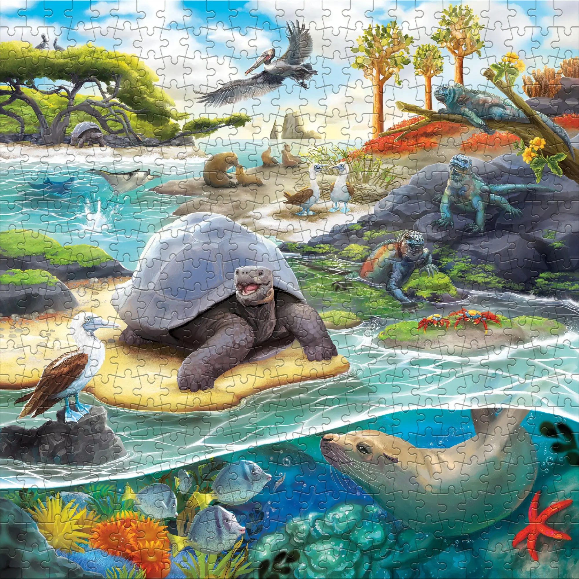 Bild: 4260671131298 | My Family Puzzle - Galapagos | Spiel | My Family Puzzle | N3129 | 2024