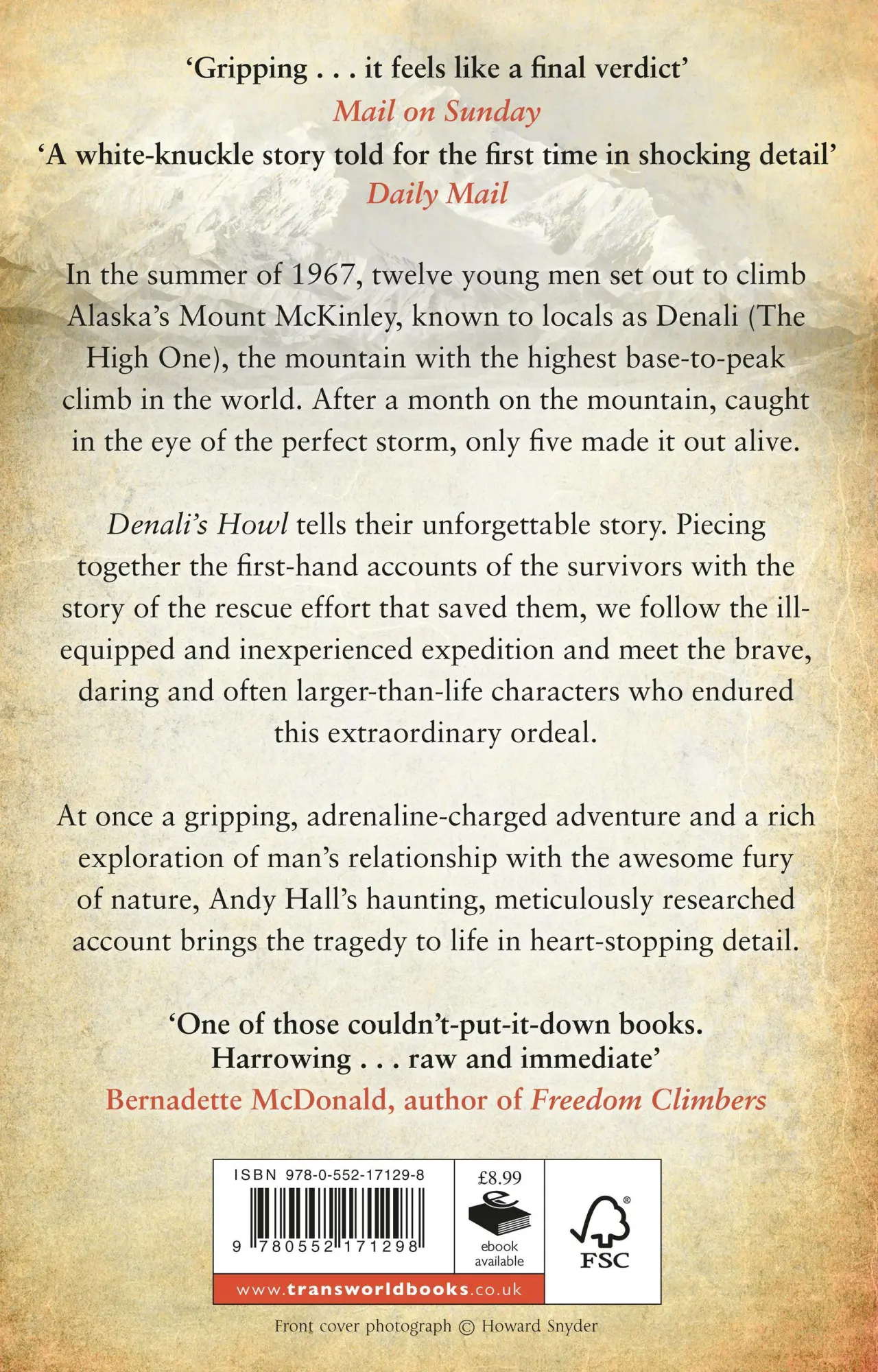 Rückseite: 9780552171298 | Denali's Howl | Andy Hall | Taschenbuch | Kartoniert / Broschiert