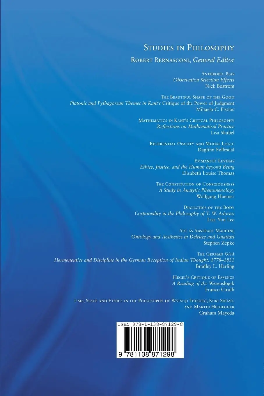 Rückseite: 9781138871298 | Time, Space, and Ethics in the Thought of Martin Heidegger, Watsuji...