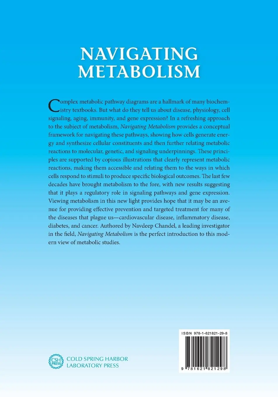 Rückseite: 9781621821298 | Navigating Metabolism | Navdeep Chandel | Taschenbuch | Englisch