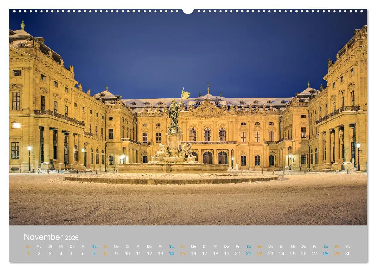 Bild: 9783457691298 | Würzburg - Stadt der Kirchen (hochwertiger Premium Wandkalender...
