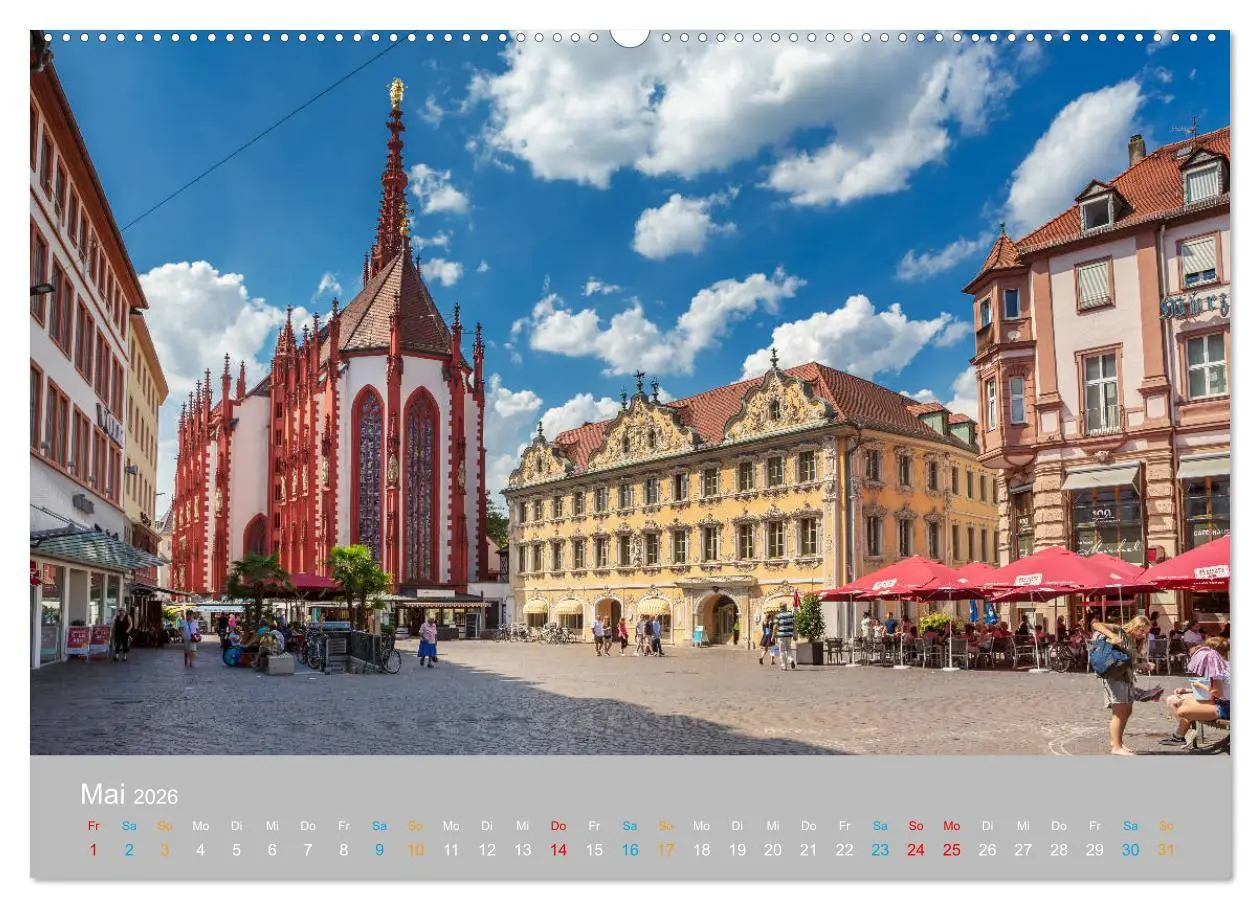 Bild: 9783457691298 | Würzburg - Stadt der Kirchen (hochwertiger Premium Wandkalender...