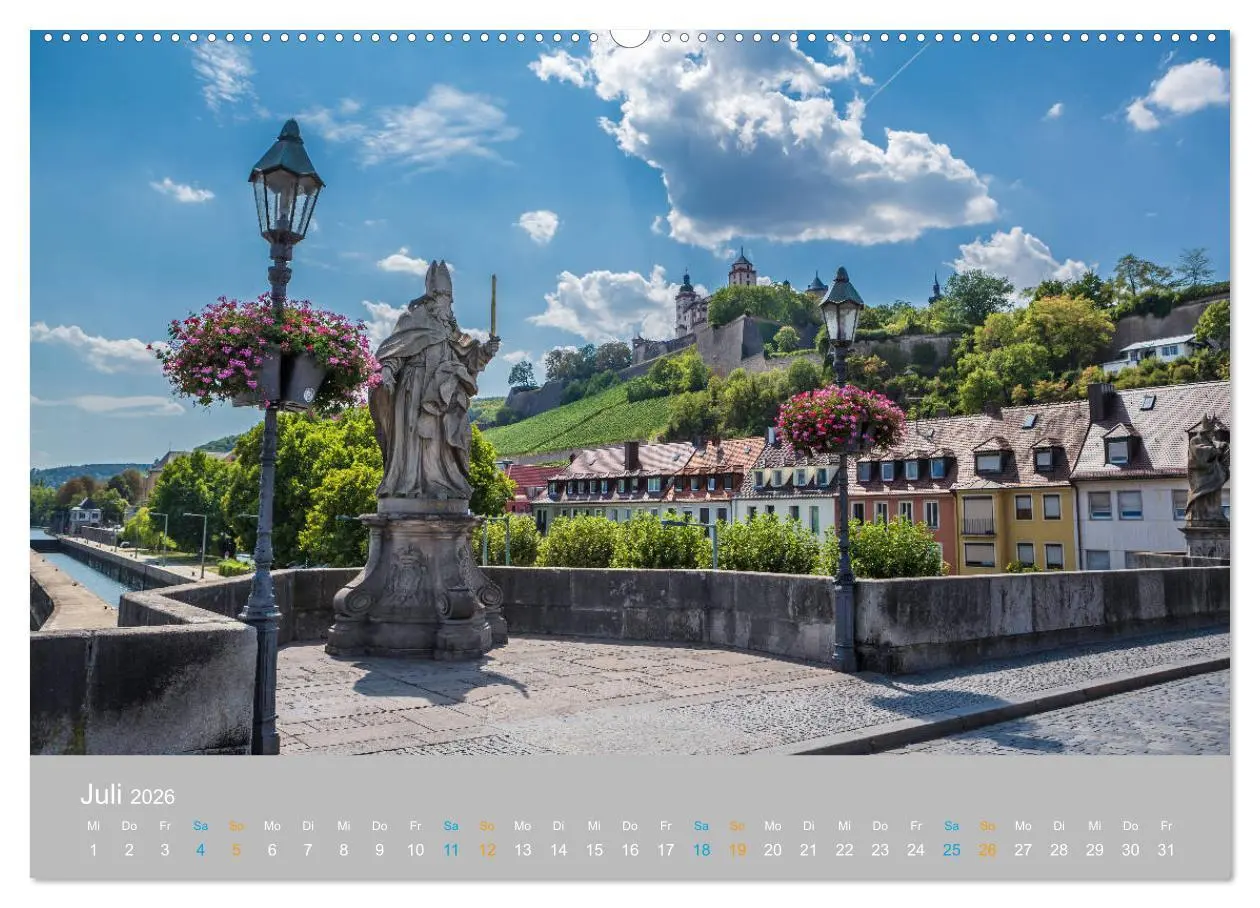 Bild: 9783457691298 | Würzburg - Stadt der Kirchen (hochwertiger Premium Wandkalender...