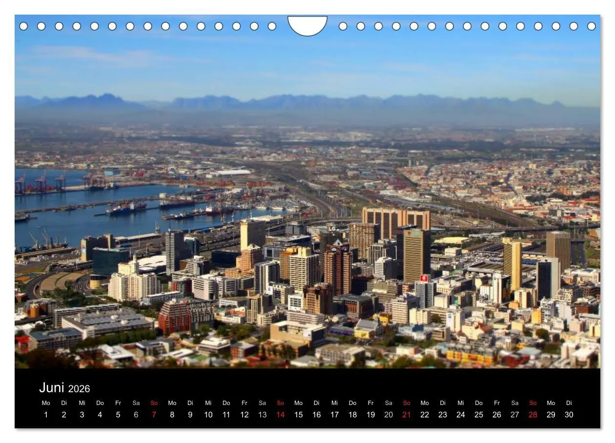 Bild: 9783516231298 | Kapstadt (Wandkalender 2026 DIN A4 quer), CALVENDO Monatskalender
