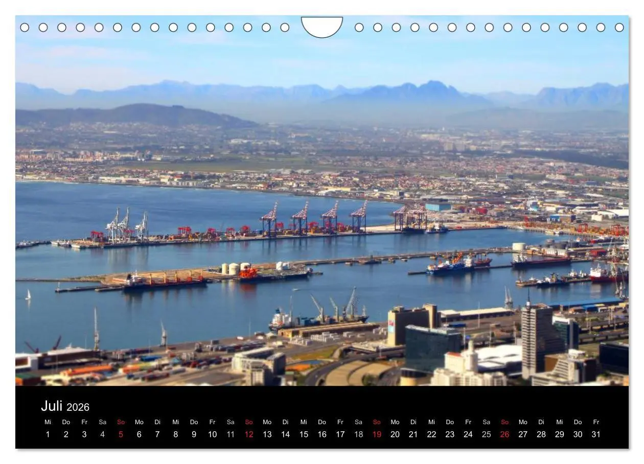 Bild: 9783516231298 | Kapstadt (Wandkalender 2026 DIN A4 quer), CALVENDO Monatskalender
