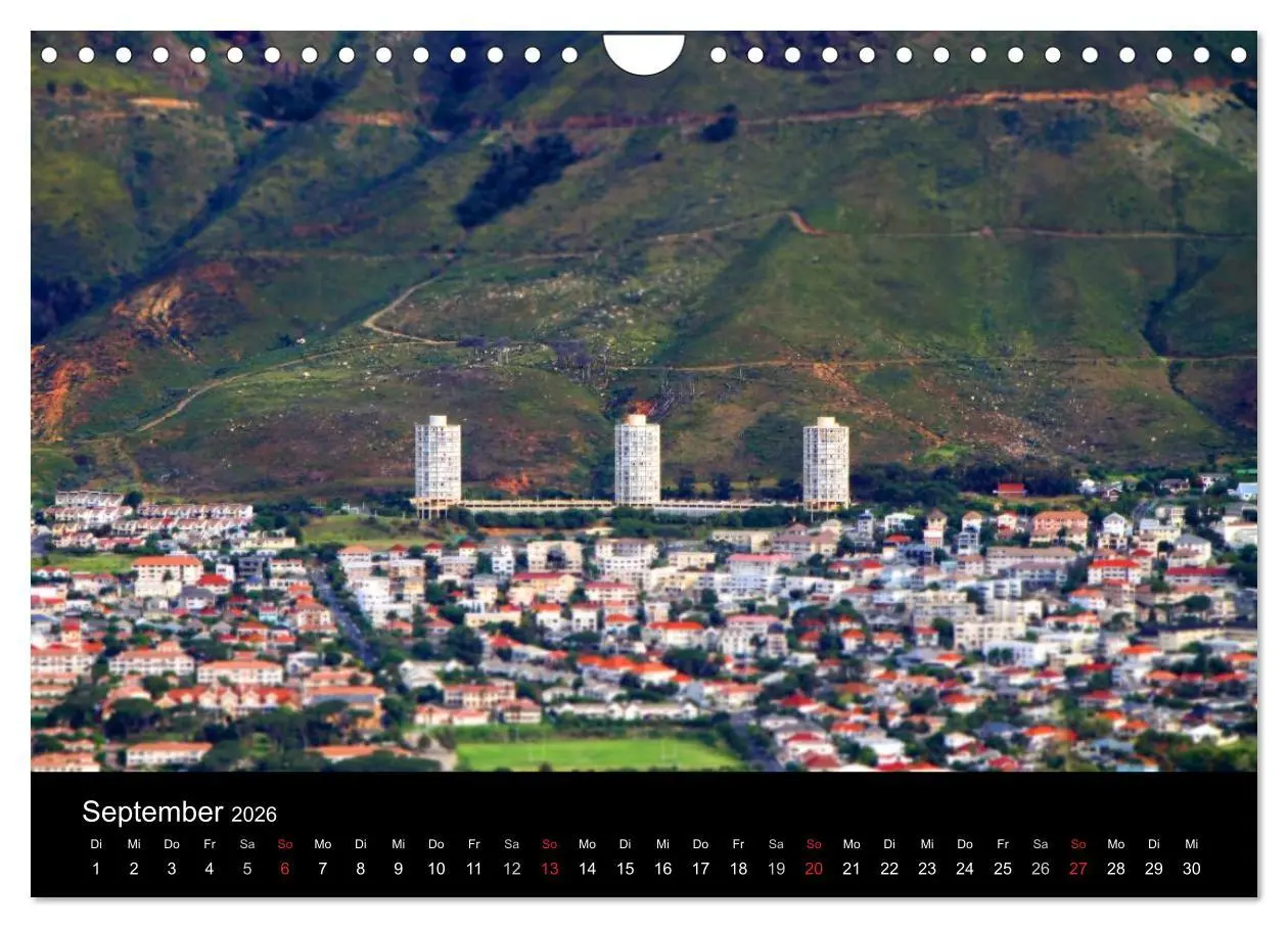 Bild: 9783516231298 | Kapstadt (Wandkalender 2026 DIN A4 quer), CALVENDO Monatskalender