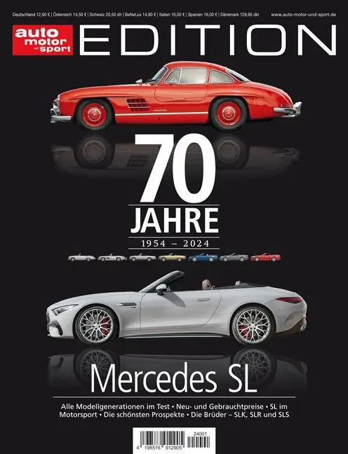 Cover: 9783613321298 | auto motor und sport Edition - 70 Jahre Mercedes SL | Taschenbuch