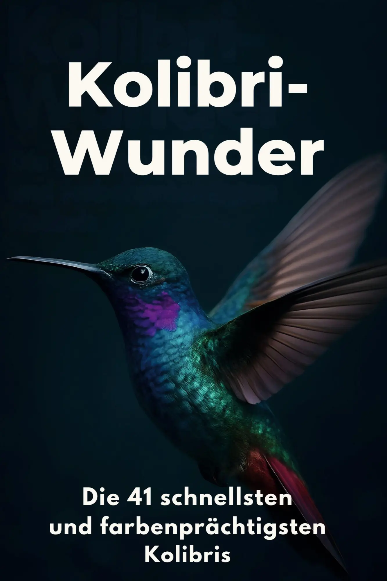 Cover: 9783695361298 | Kolibri-Wunder | Die 41 schnellsten und farbenprächtigsten Kolibris