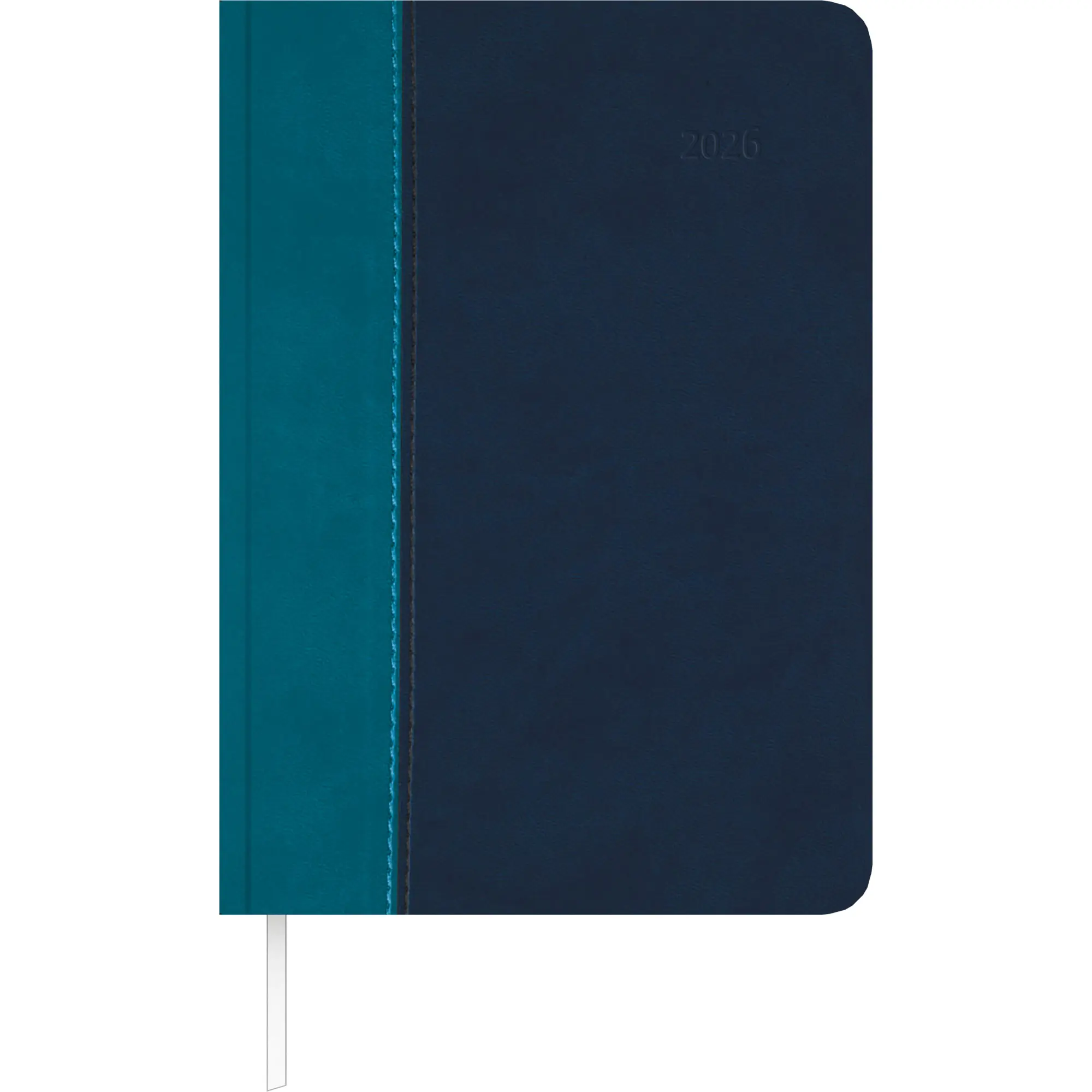 Cover: 4069095001398 | Buchkalender Premium Water türkis-blau 2026 - Büro-Kalender A5 -...