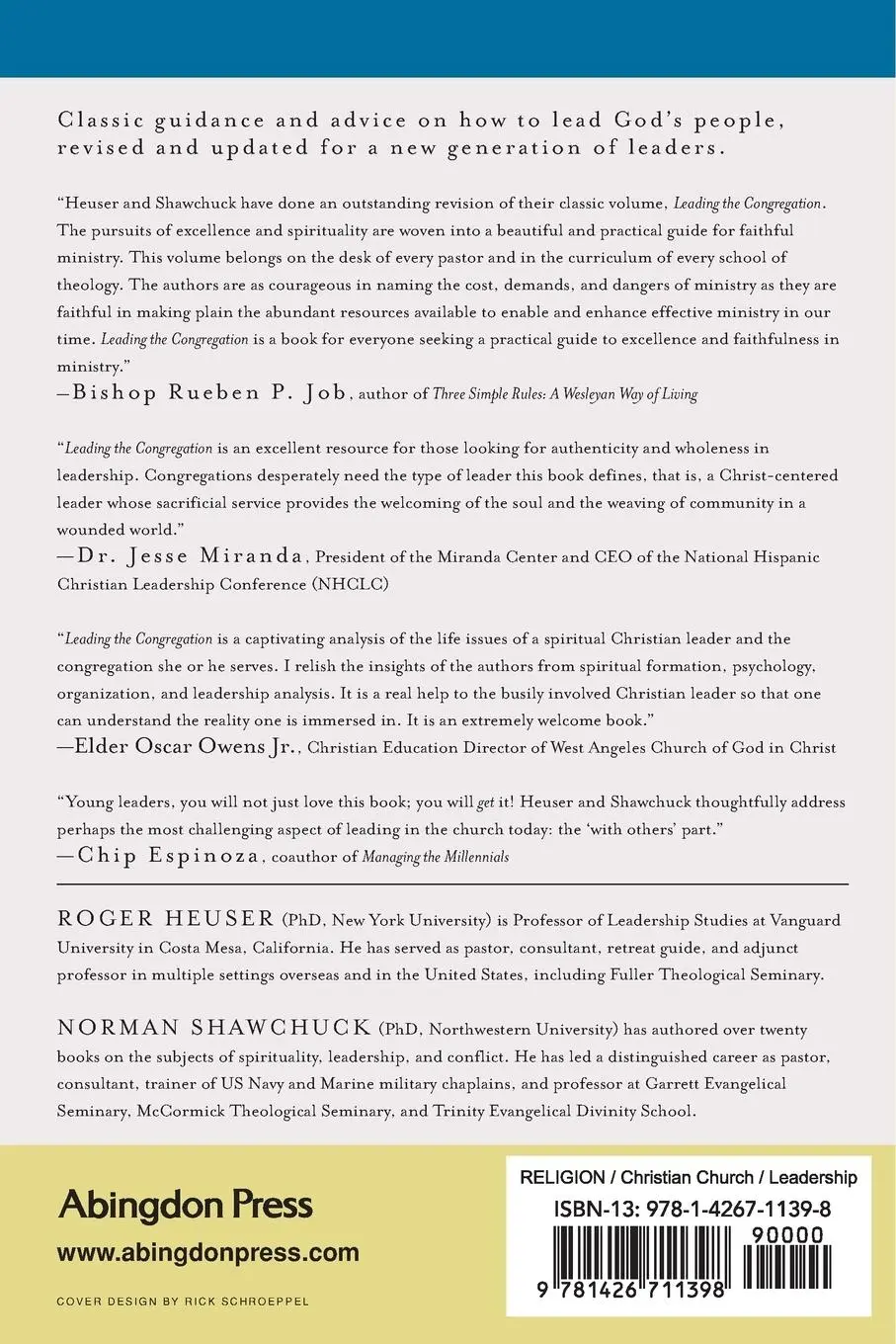 Rückseite: 9781426711398 | Leading the Congregation | Roger Heuser (u. a.) | Taschenbuch | 2010