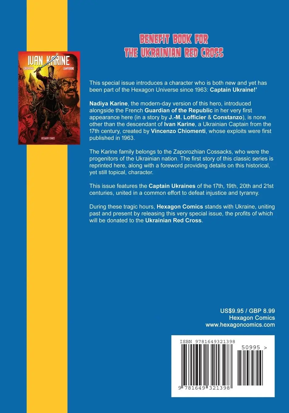 Rückseite: 9781649321398 | Captain Ukraine Lives Again! | Jean-Marc Lofficier (u. a.) | Buch