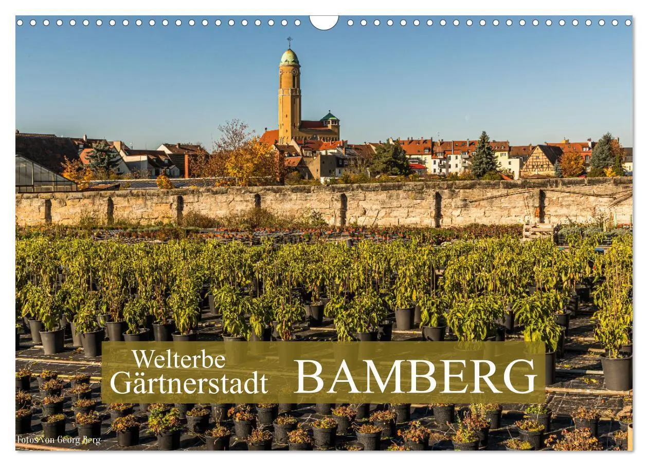 Cover: 9783435041398 | Welterbe Gärtnerstadt Bamberg (Wandkalender 2025 DIN A3 quer),...