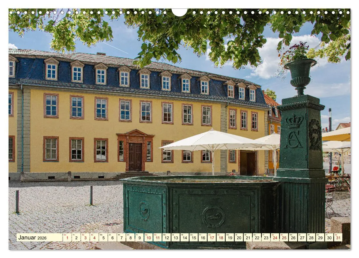 Bild: 9783457511398 | Weimar - Kulturstadt im Herzen Europas (Wandkalender 2026 DIN A3...