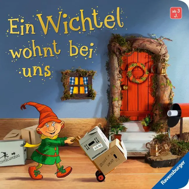 Cover: 9783473421398 | Ein Wichtel wohnt bei uns | Mein erstes Wichteltür-Buch | Schuld