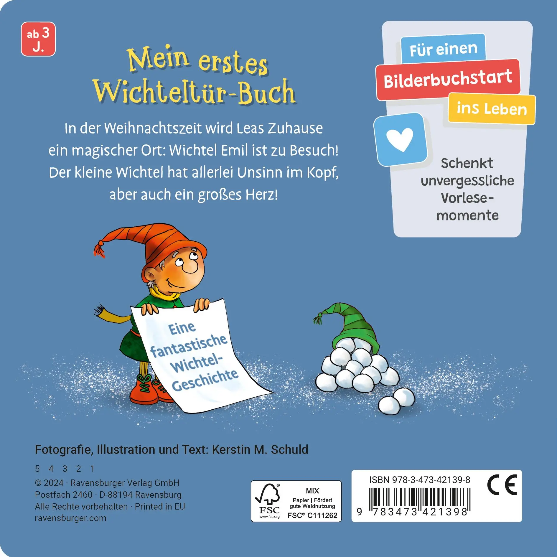 Rückseite: 9783473421398 | Ein Wichtel wohnt bei uns | Mein erstes Wichteltür-Buch | Schuld
