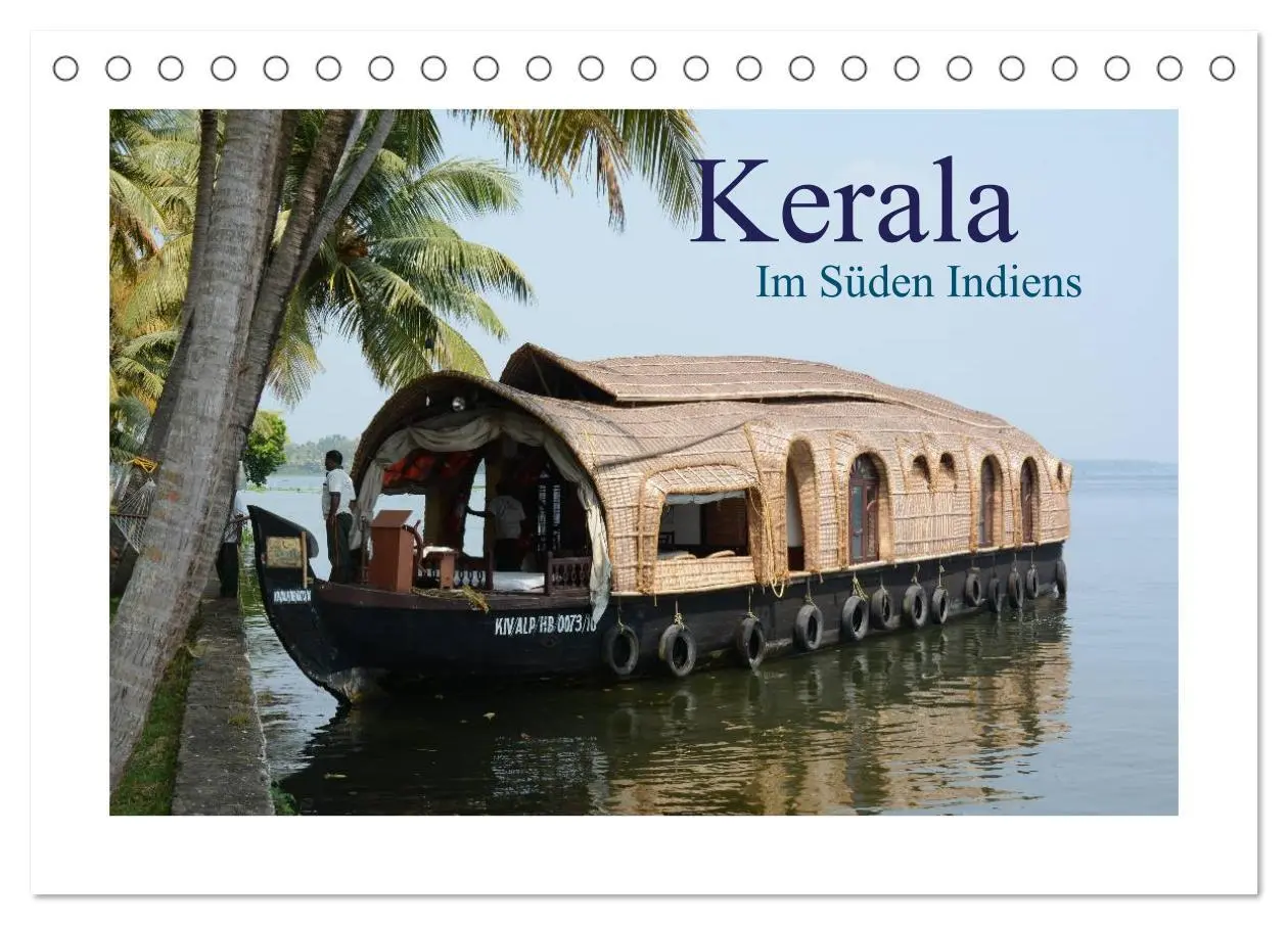 Cover: 9783516221398 | Kerala - Im Süden Indiens (Tischkalender 2026 DIN A5 quer),...