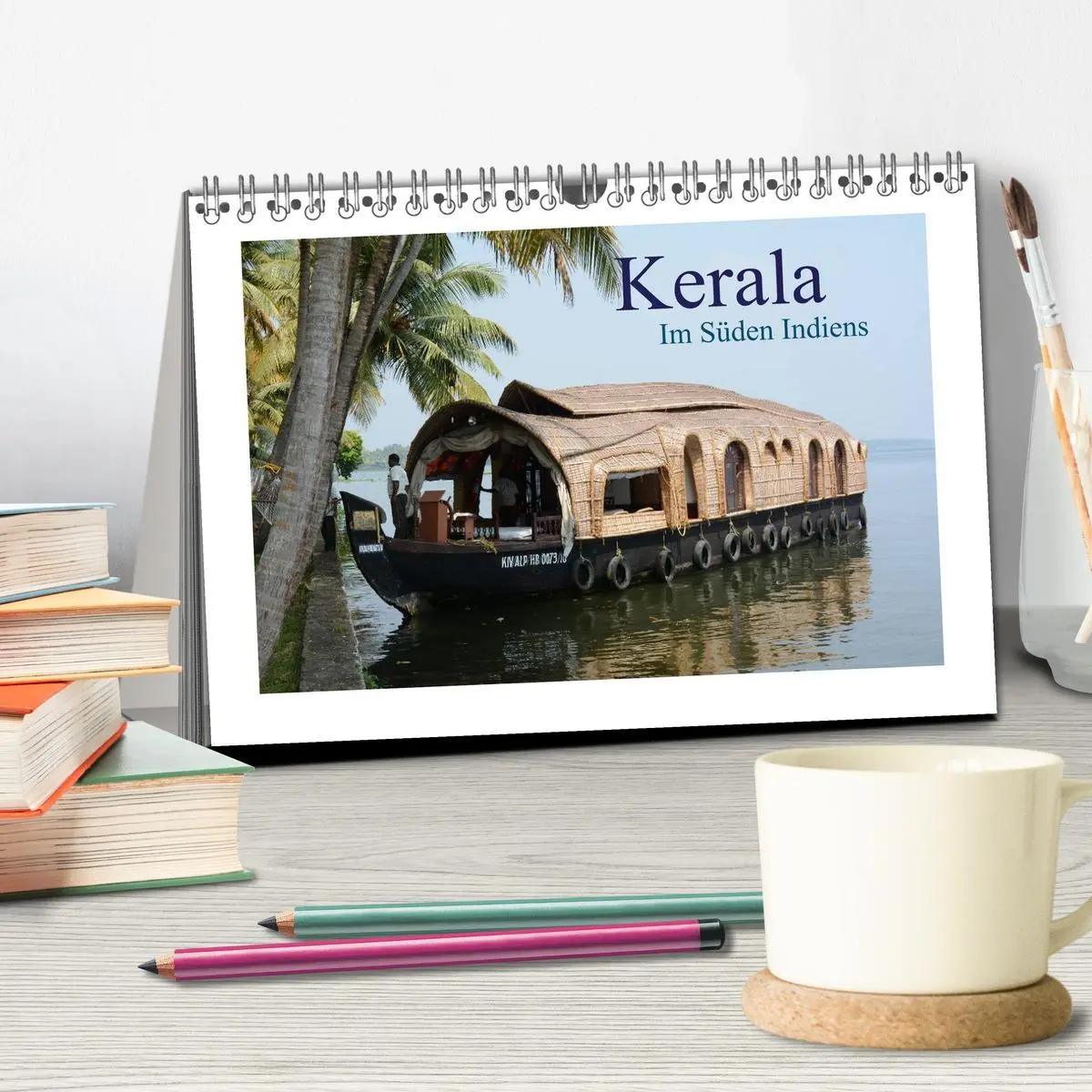 Bild: 9783516221398 | Kerala - Im Süden Indiens (Tischkalender 2026 DIN A5 quer),...