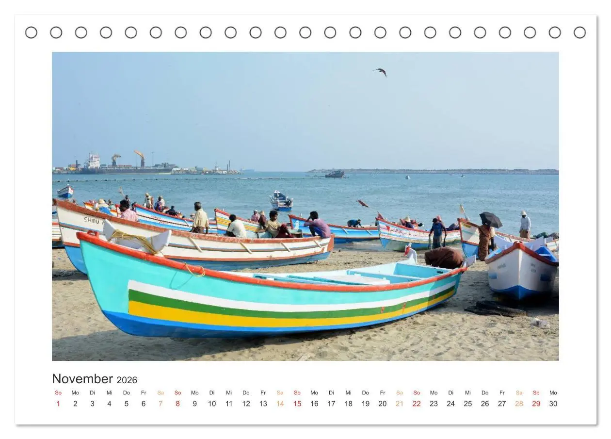 Bild: 9783516221398 | Kerala - Im Süden Indiens (Tischkalender 2026 DIN A5 quer),...