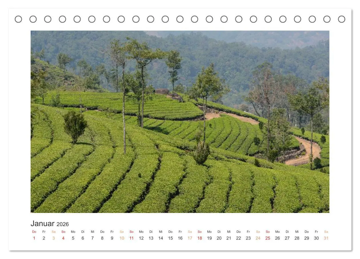 Bild: 9783516221398 | Kerala - Im Süden Indiens (Tischkalender 2026 DIN A5 quer),...