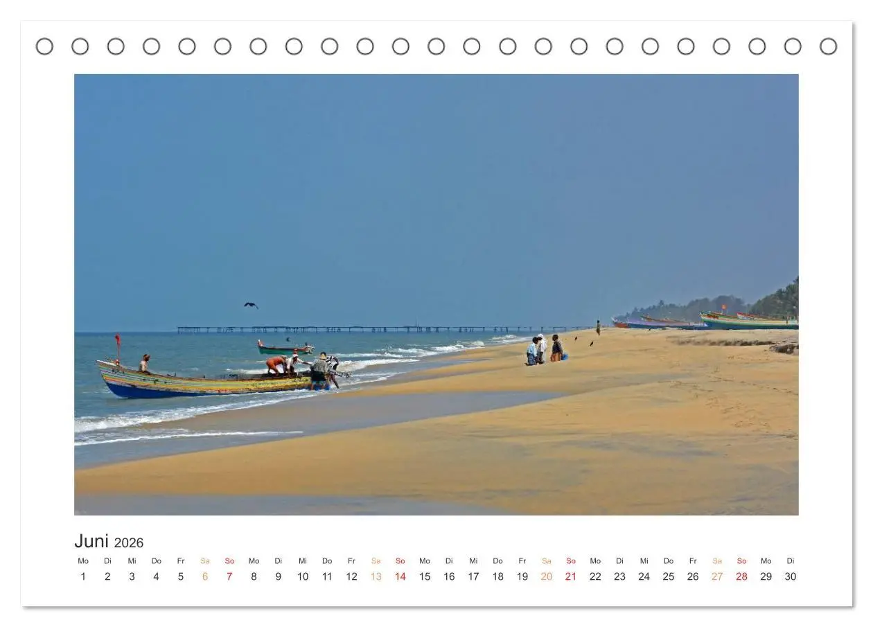 Bild: 9783516221398 | Kerala - Im Süden Indiens (Tischkalender 2026 DIN A5 quer),...