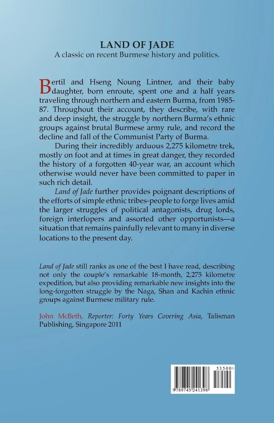 Rückseite: 9789745241398 | Land of Jade | A Journey from India Through Northern Burma to China