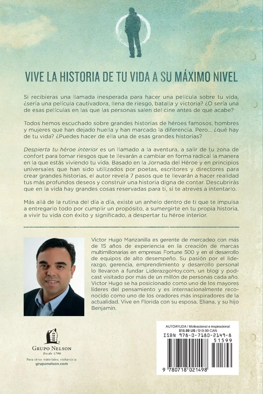 Rückseite: 9780718021498 | Despierta tu héroe interior | Victor Hugo Manzanilla | Taschenbuch