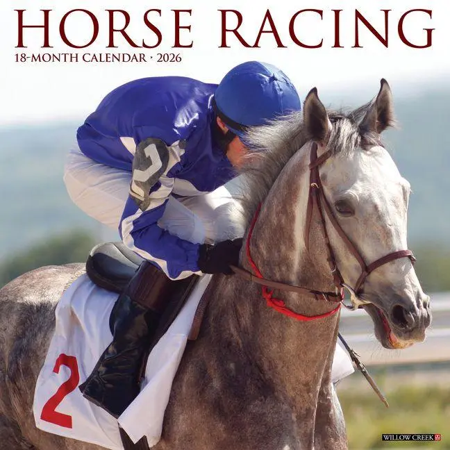 Horse Racing 2026 Wall Calendar