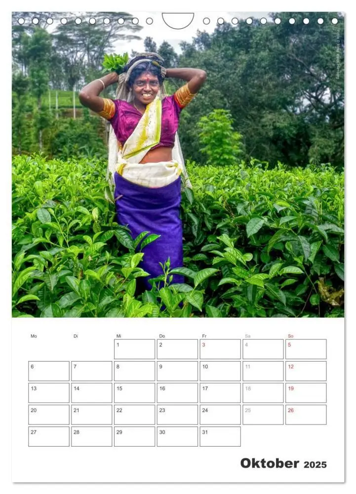 Bild: 9783457051498 | Sri Lanka 2025 - Exotisches Paradies - Jahresplaner (Wandkalender...