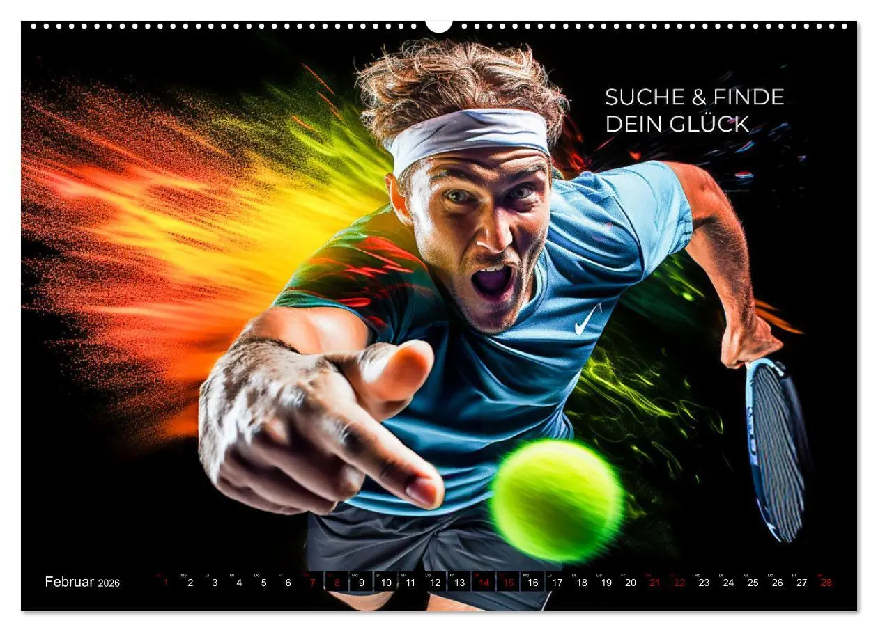 Bild: 9783457501498 | Tennis und Motivation (hochwertiger Premium Wandkalender 2026 DIN...