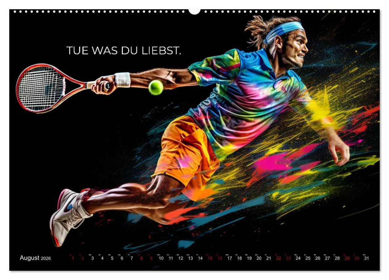 Bild: 9783457501498 | Tennis und Motivation (hochwertiger Premium Wandkalender 2026 DIN...